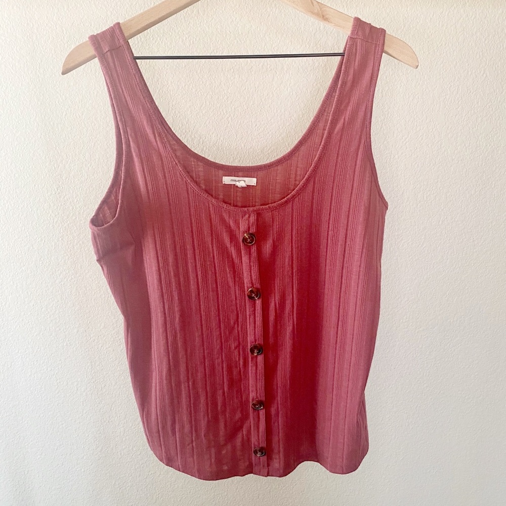 Maurices Button Front Tank